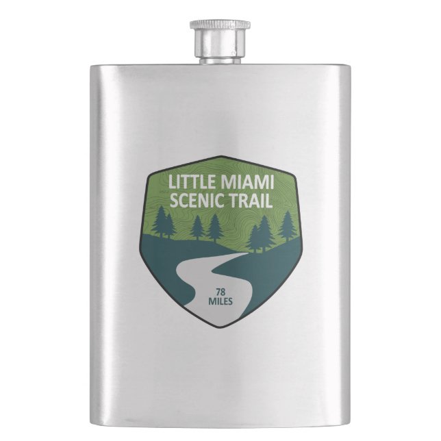 Little Miami Scenic Trail Flask (Front)