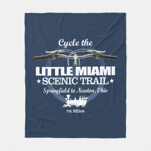Little Miami Scenic Trail H2 Fleece Blanket