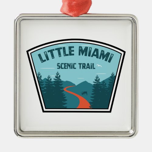 Little Miami Scenic Trail Metal Ornament