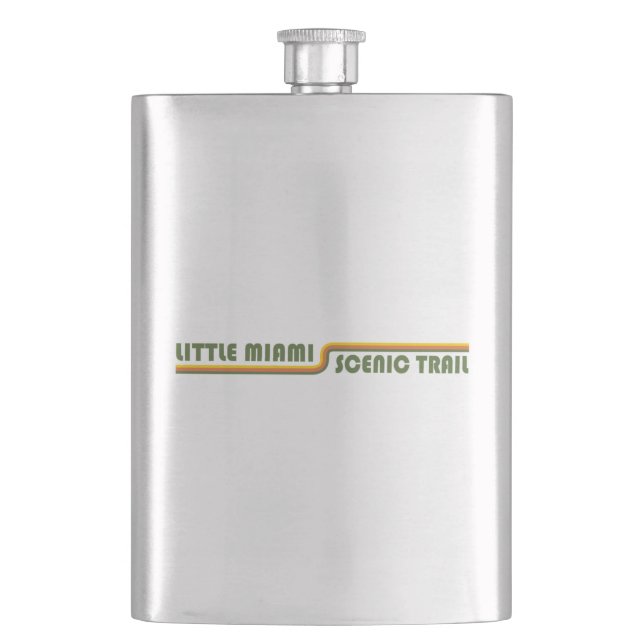 Little Miami Scenic Trail Ohio Flask (Front)