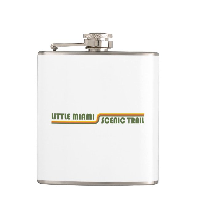 Little Miami Scenic Trail Ohio Flask (Front)