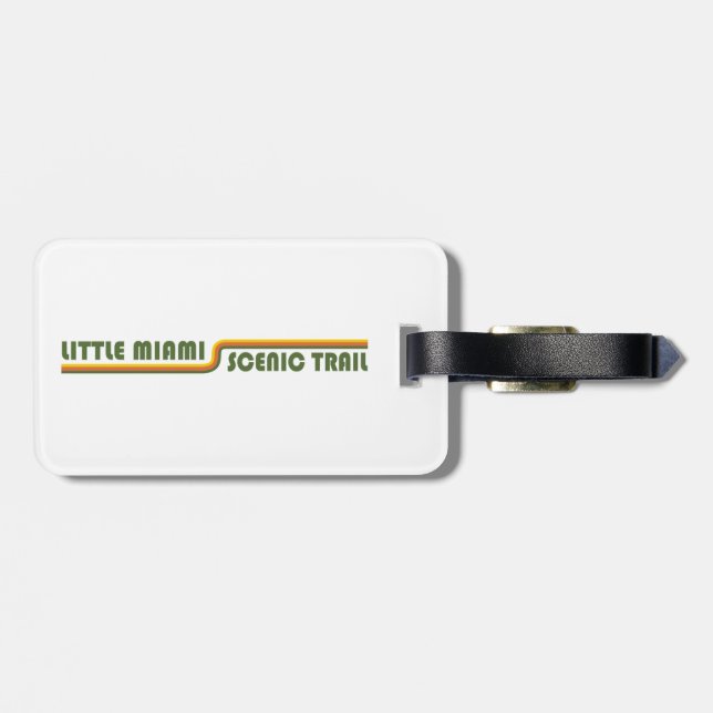 Little Miami Scenic Trail Ohio Luggage Tag (Back Horizontal)
