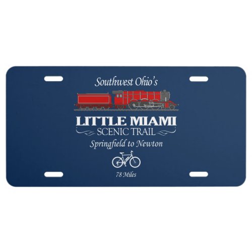 Little Miami Scenic Trail RT2 License Plate