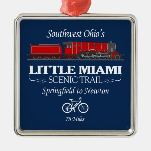 Little Miami Scenic Trail RT2 Metal Ornament