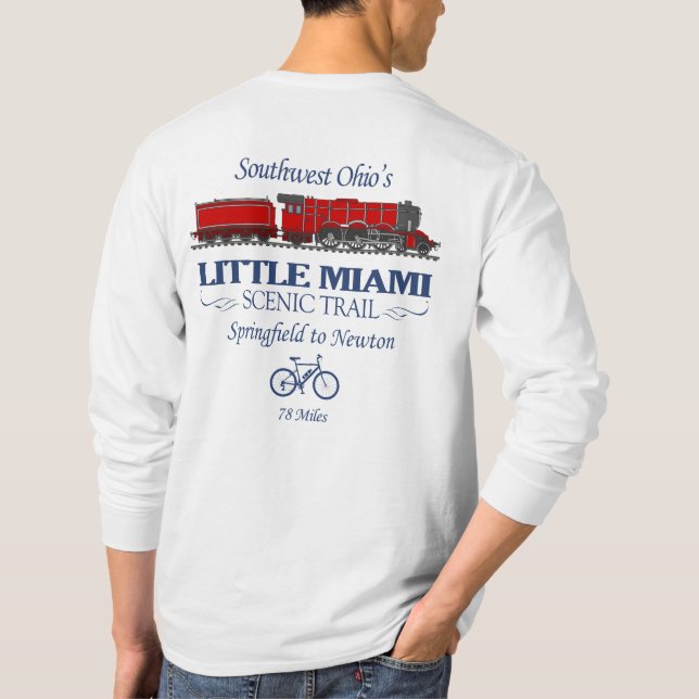 Little Miami Scenic Trail (RT2) T-Shirt (Back)
