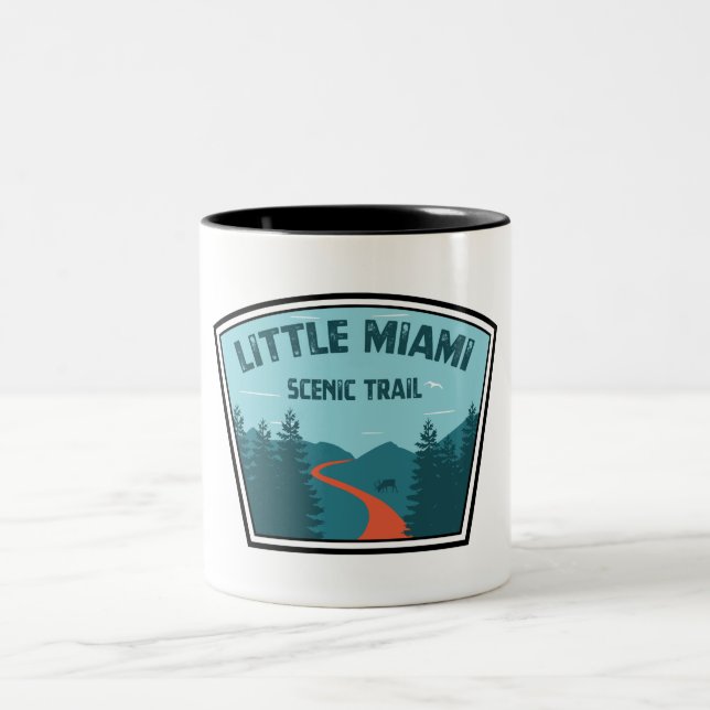 Little Miami Scenic Trail Two-Tone Coffee Mug (Center)