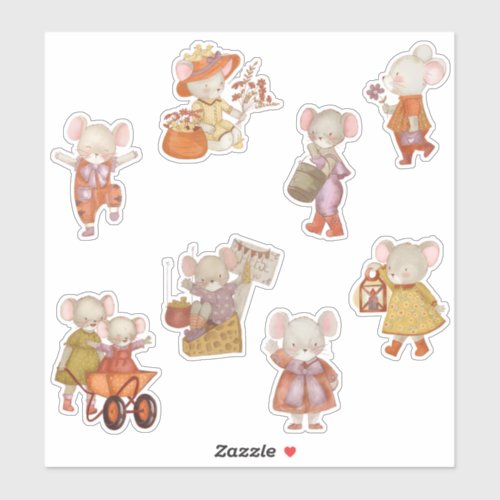 Little Mice Sticker