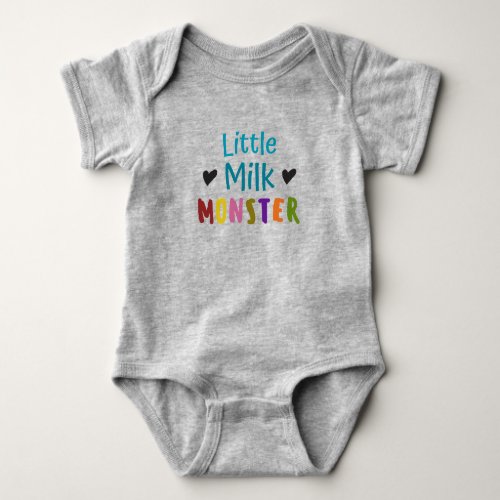 Little Milk Monster Baby Bodysuit