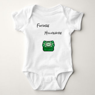 little Millionaire Baby Bodysuit