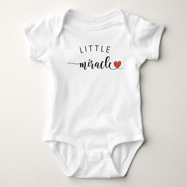 Little Miracle Baby Bodysuit (Front)