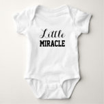 Little Miracle Baby Jersey Bodysuit at Zazzle