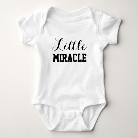 Little Miracle Baby Jersey Bodysuit