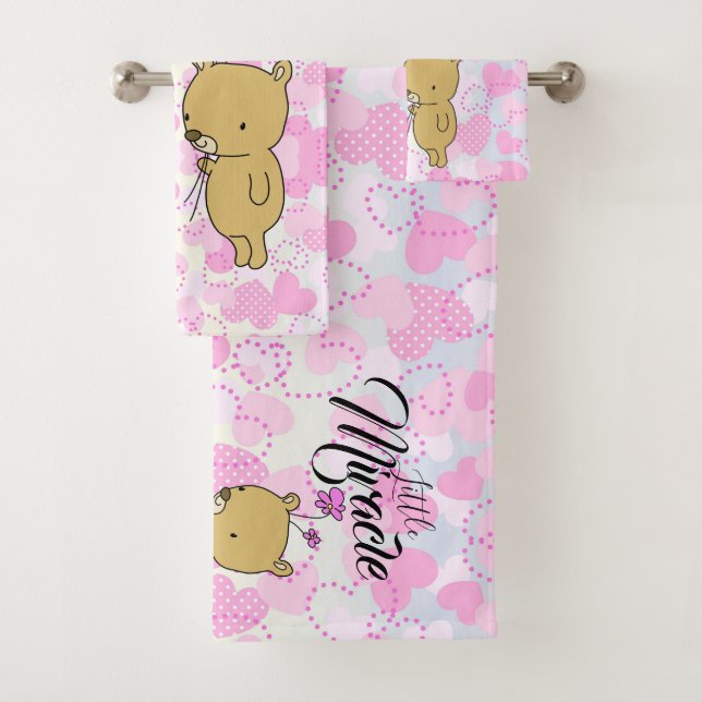 Little Miracle Bath Towel Set (Insitu)