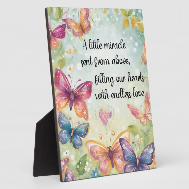 Little Miracle Plaque (Side)
