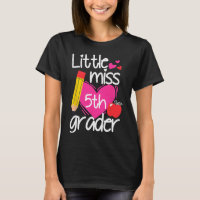 Little Miss 5th Grade First Day Of Hello Fifth Gra