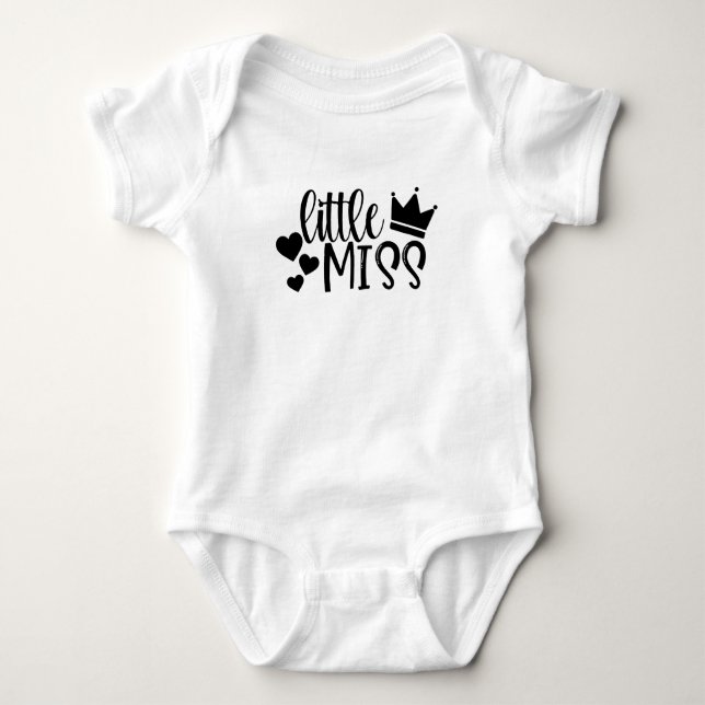 Little Miss Baby Bodysuit (Front)