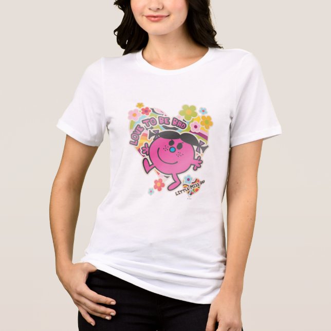 Little Miss Bad | Love To Be Bad Tri-Blend Shirt (Front)