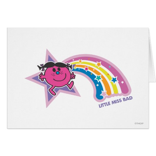 Little Miss Bad & Rainbow Cards (Front Horizontal)