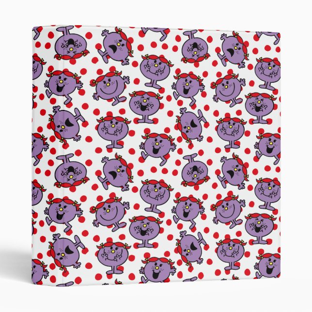 Little Miss Bad | Red Polka Dot Pattern Binder (Front/Spine)