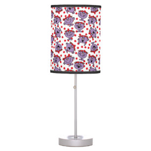 Little Miss Bad Red Polka Dot Pattern Table Lamp