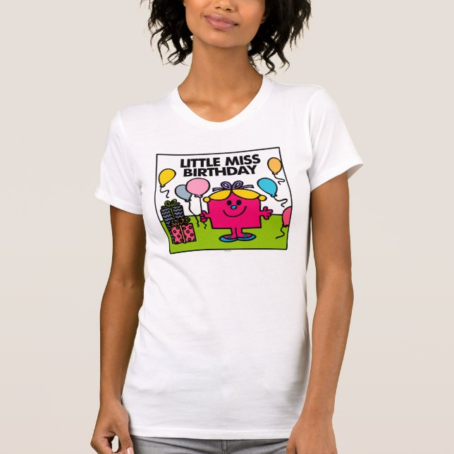 Little Miss Birthday | Presents & Balloons Baby T-Shirt (Front)