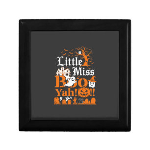 Little Miss Boo Yah Halloween Ghost Pumpkin Bats Gift Box