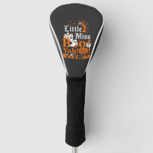 Little Miss Boo Yah Halloween Ghost Pumpkin Bats Golf Head Cover