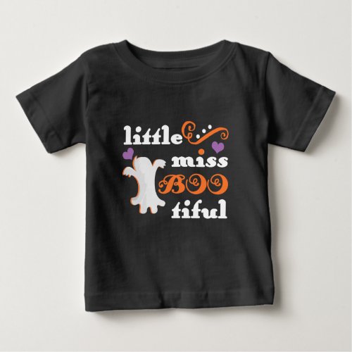 little miss bootiful cute halloween baby T_Shirt