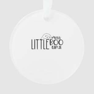 Little Miss Bootiful Retro Classic Ornament