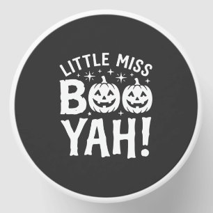 Little Miss Booyah Halloween Pumpkin Design_1 Mini Candle Favors