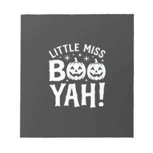 Little Miss Booyah Halloween Pumpkin Design_1 Notepad
