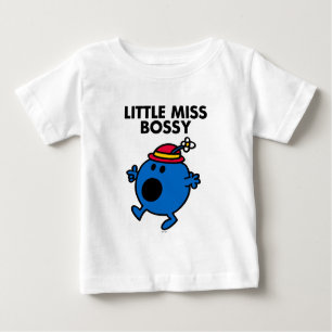 Little Miss Bossy   Black Lettering Baby T-Shirt