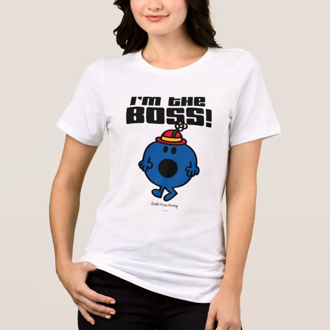 Little Miss Bossy | I'm The Boss Tri-Blend Shirt (Front)