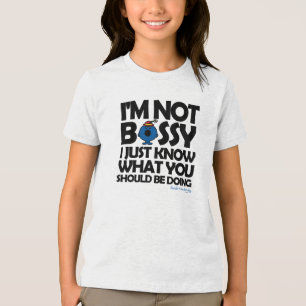 Little Miss Bossy Just Knows Tri-Blend Shirt