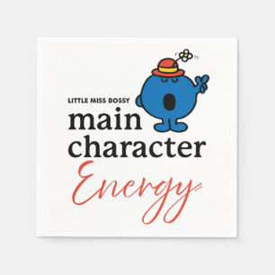 Little Miss Bossy Main Character Energy Napkins