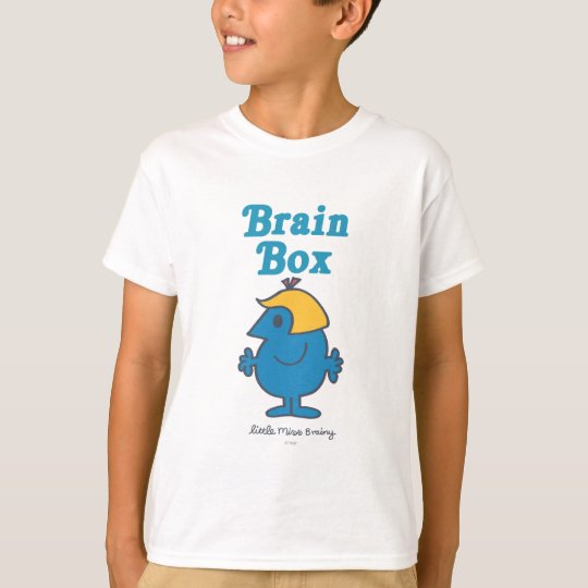 Little Miss Brainy Brain Box T Shirt - 