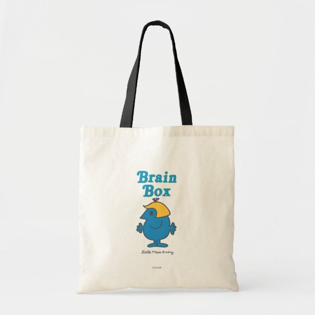 Little Miss Brainy | Brain Box Tote Bag (Front)
