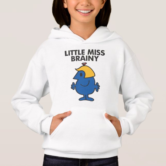 Little Miss Brainy Standing Still Hoodie (Front)
