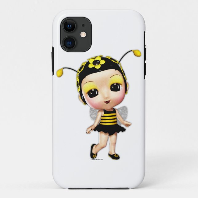 Little Miss Bumblebee iPhone 5 Case (Back)
