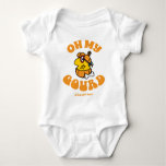 Little Miss Busy Oh My Gourd Halloween Baby Bodysuit