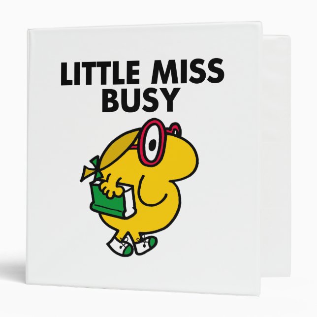Little Miss Busy | Reading Time Binder (Front/Inside)