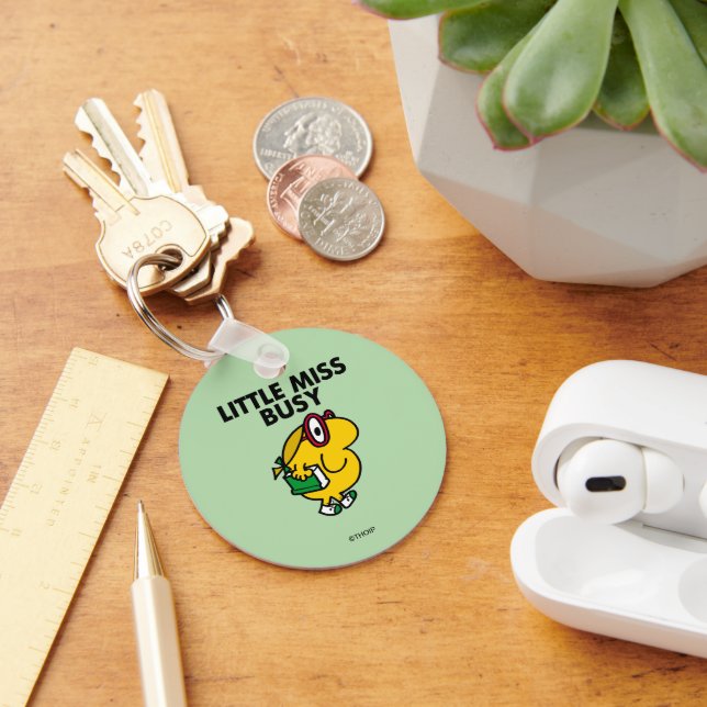 Little Miss Busy | Reading Time Keychain (Desk)
