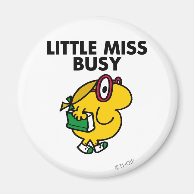 Little Miss Busy | Reading Time Magnet (Front)