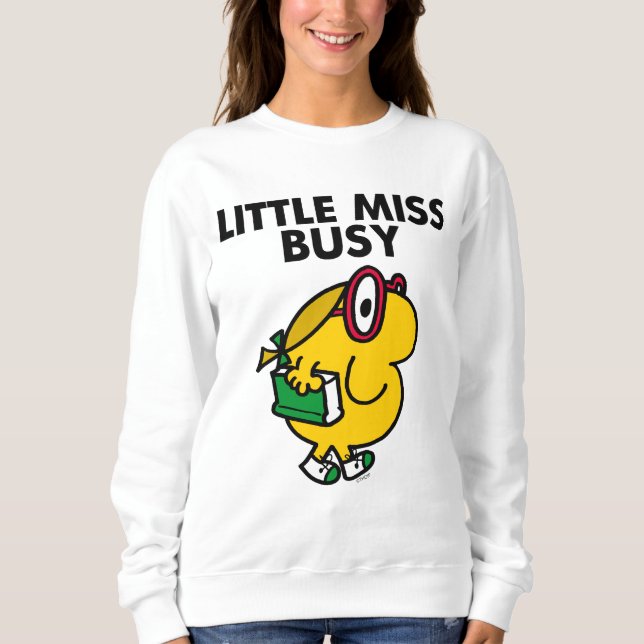 Little Miss Busy | Reading Time Sweatshirt (Front)