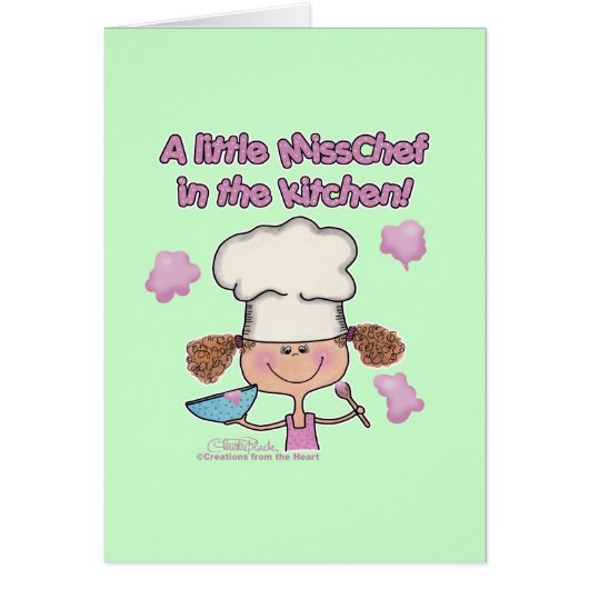 Little Miss Chef Cards (Front)