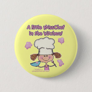 Little Miss Chef Pinback Button
