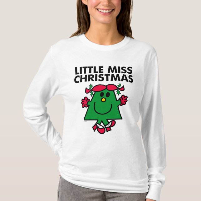 Little Miss Christmas Smile T-Shirt (Front)