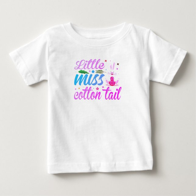 Little Miss Cotton Tail Baby T-Shirt (Front)