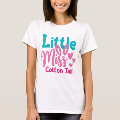 Little Miss Cotton Tail T_Shirt