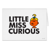 Little Miss Curious | Black Lettering (Front Horizontal)
